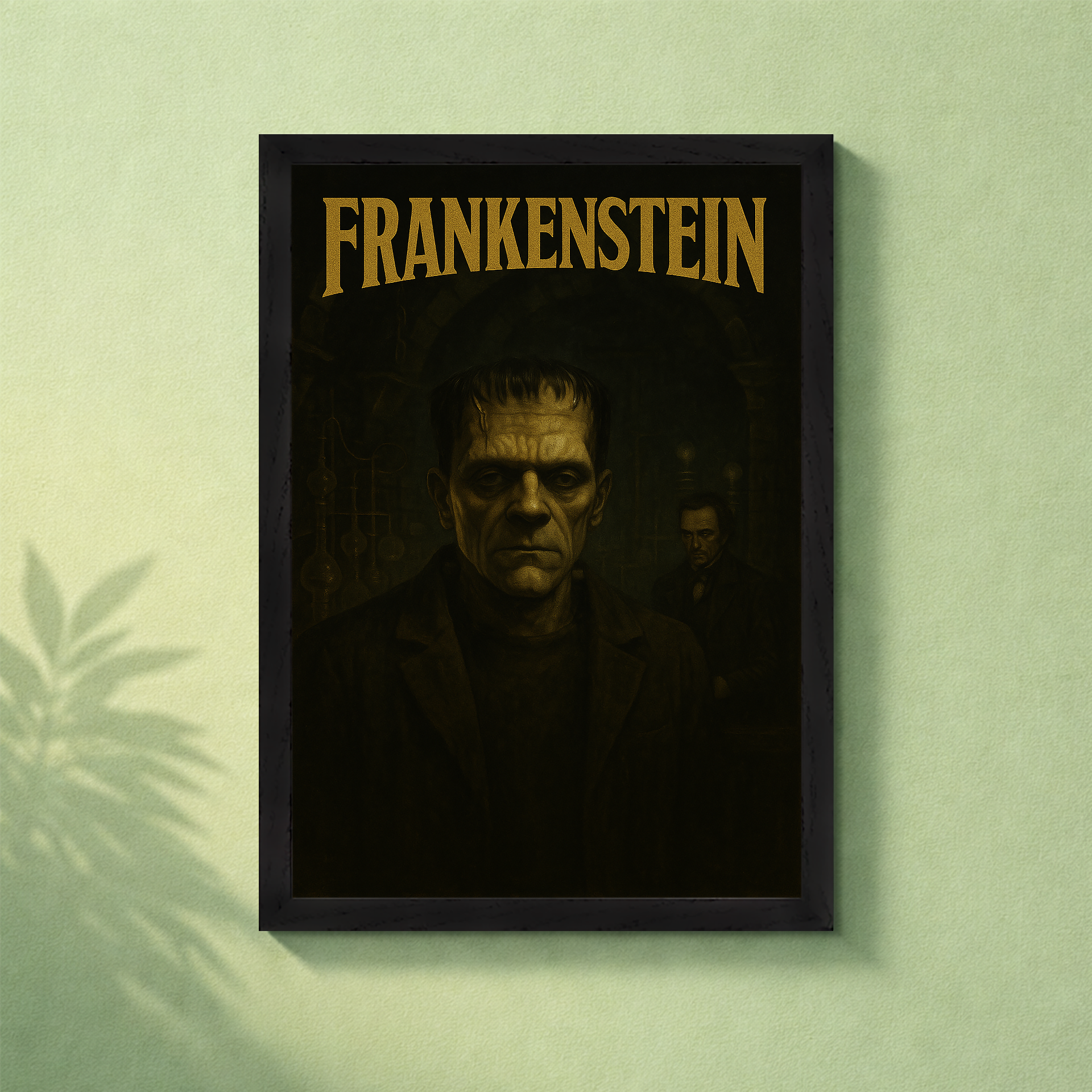 Frankenstein Poster with frame