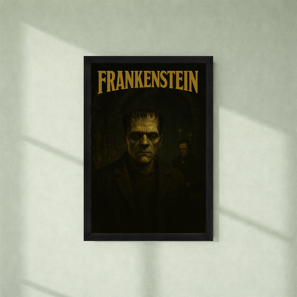 Frankenstein Poster with frame