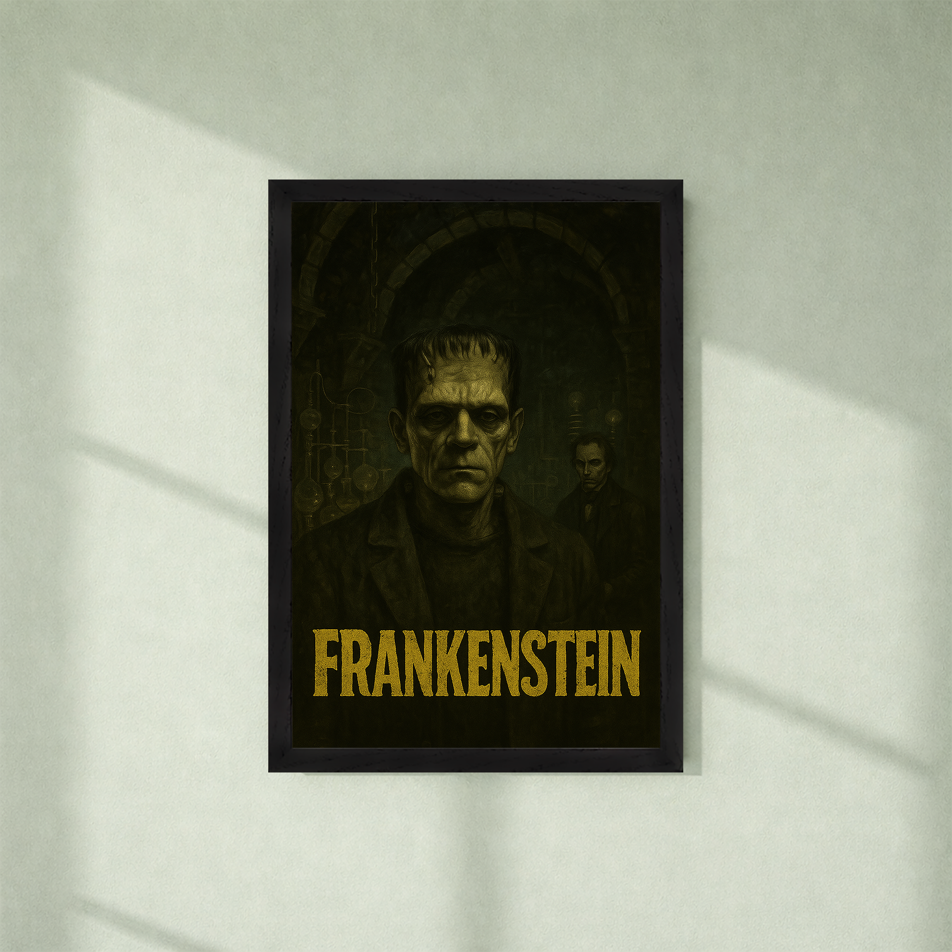 Frankenstein Poster with frame