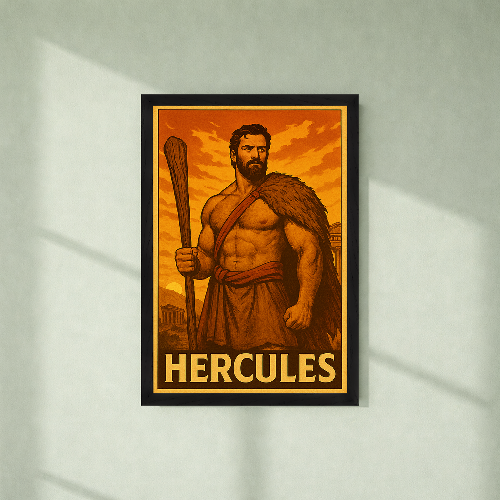 Hercules Poster with frame